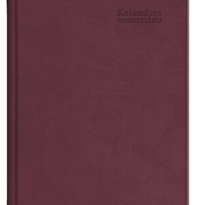Kalendarz nauczyciela B5 tygodniowy, Vivella Bordo