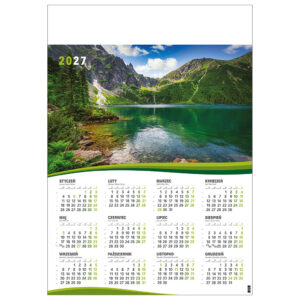 Kalendarz jednoplanszowy A1 MORSKIE OKO